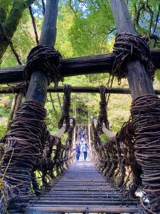 車で日本一周ひとり旅のおすすめスポットかずら橋