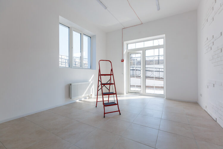 リフォーム中の部屋