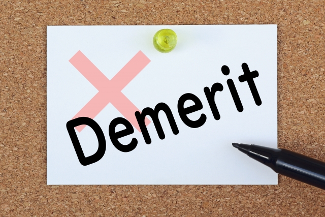 demerit